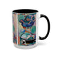 Matisse, Henri - Woman with a Hat (1905) - Colorful Accent Mugs