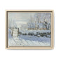 Monet, Claude - The Magpie (1868) - Matte Canvas, Framed