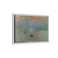 Monet, Claude - Impression, Sunrise (1872) - Matte Canvas, Framed