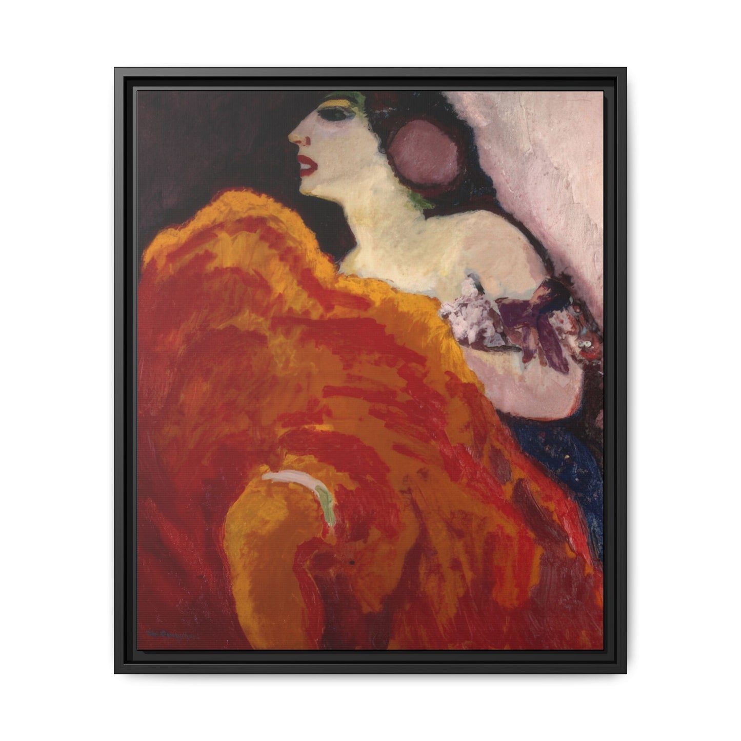 Van Dongen, Kees - The Red Dancer (1907) - Matte Canvas, Framed