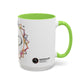 AdamPacio.com - White Logo - Colorful Accent Mugs