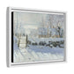 Monet, Claude - The Magpie (1868) - Matte Canvas, Framed
