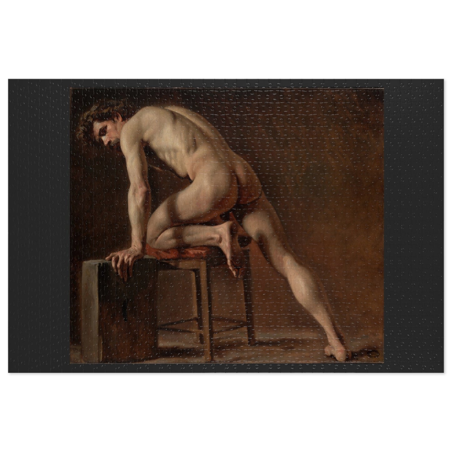 Courbet's "Study of a Nude Man" - 1000pc Jigsaw Puzzle