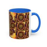 Lion Summer Mandala - Colorful Accent Mugs