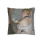 Morisot, Berthe - Woman at Her Toilette (1880) - Suede Square Pillowcase