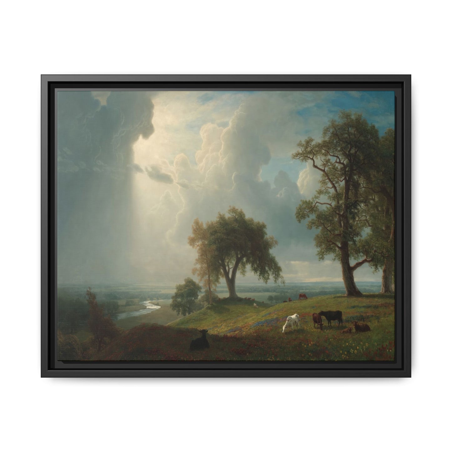 Bierstadt, Albert - California Spring (1875) - Matte Canvas, Framed