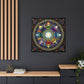 Mystic Jewel Mandala - Framed Matte Canvas