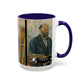 Cézanne, Paul - Portrait of the Artist with a Palette (1890) - Colorful Accent Mugs