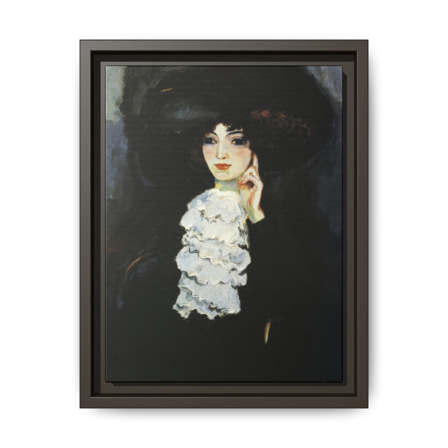 Van Dongen, Kees - Woman with Frill (1905) - Matte Canvas, Framed