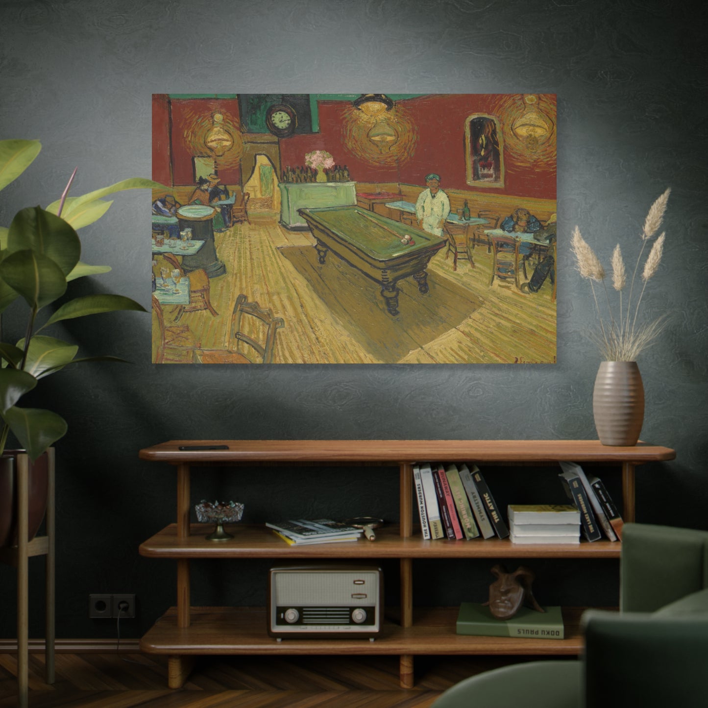 Van Gogh, Vincent - The Night Cafe (1888) - Canvas Block, unframed