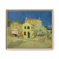 Van Gogh, Vincent - The Yellow House (1888) - Matte Canvas, Framed