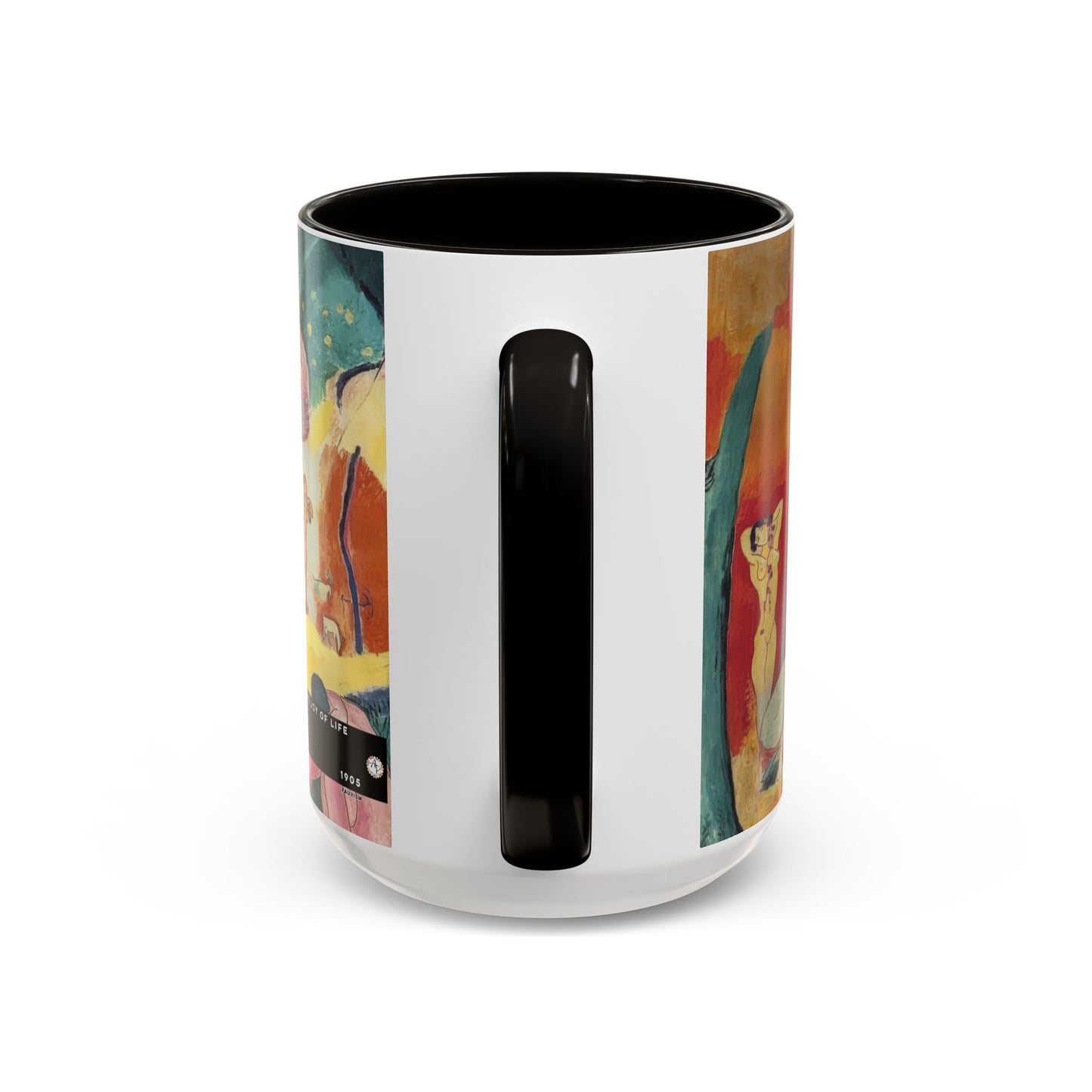 Matisse, Henri - The Joy of Life (1905) - Colorful Accent Mugs