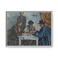 Cézanne, Paul - The Card Players (1892) - Matte Canvas, Framed