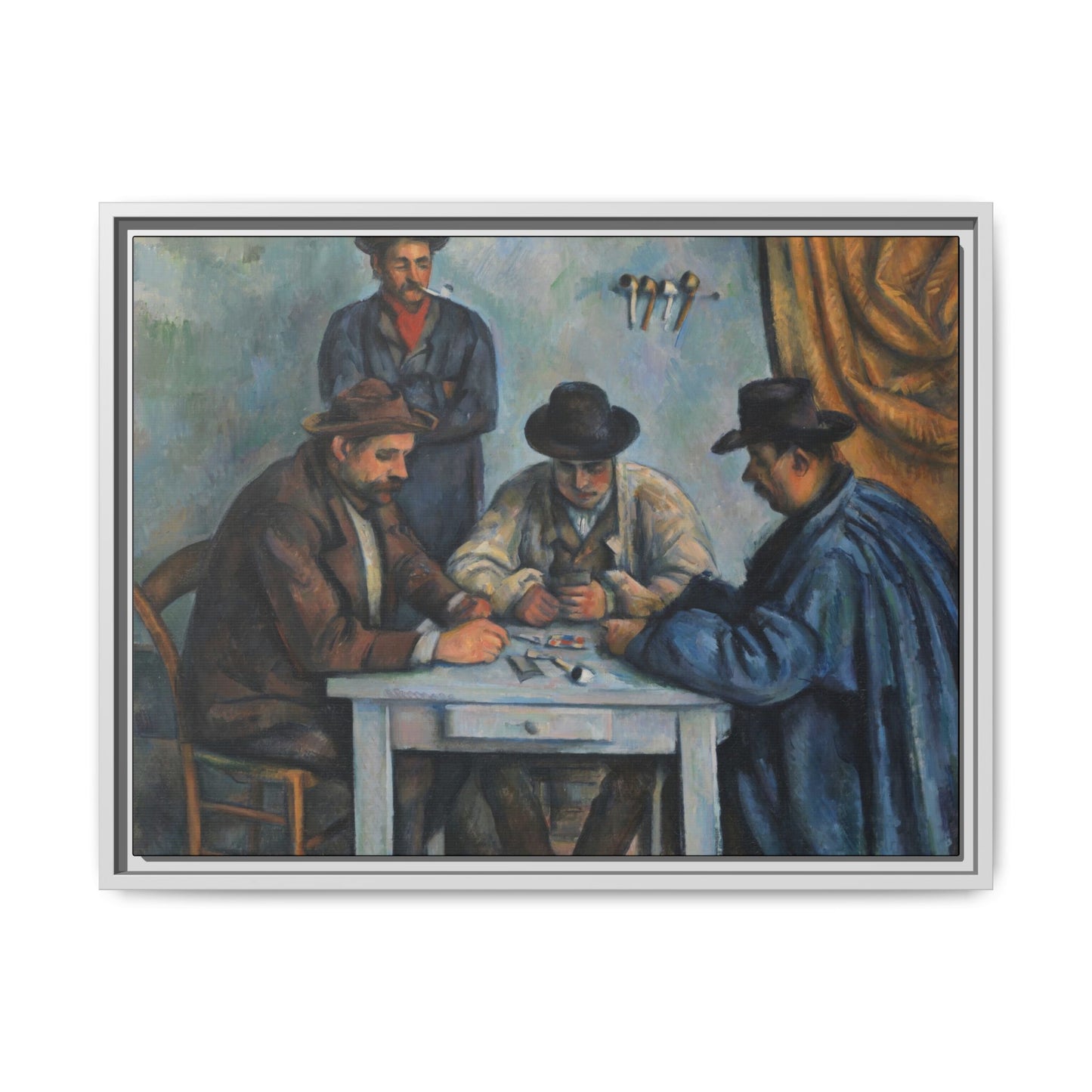 Cézanne, Paul - The Card Players (1892) - Matte Canvas, Framed