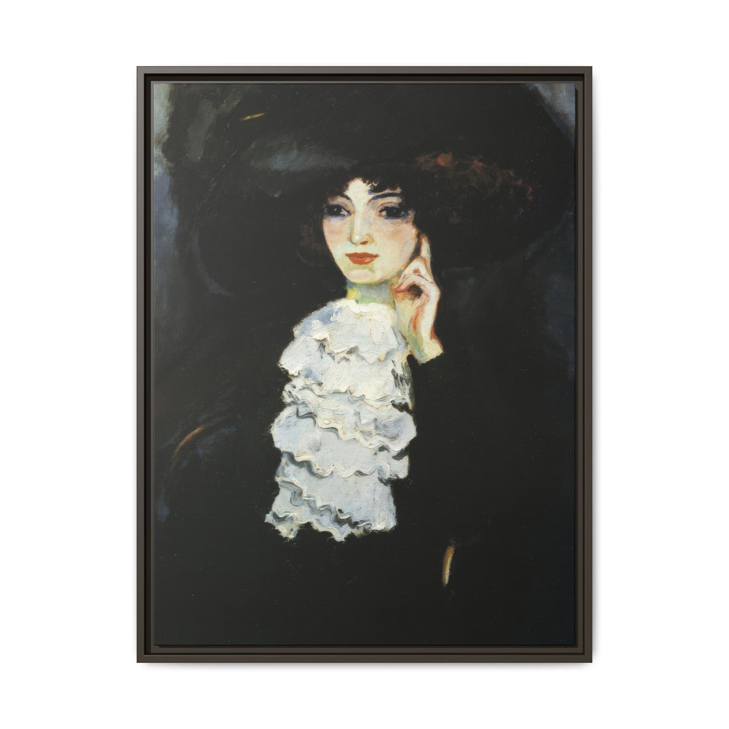 Van Dongen, Kees - Woman with Frill (1905) - Matte Canvas, Framed