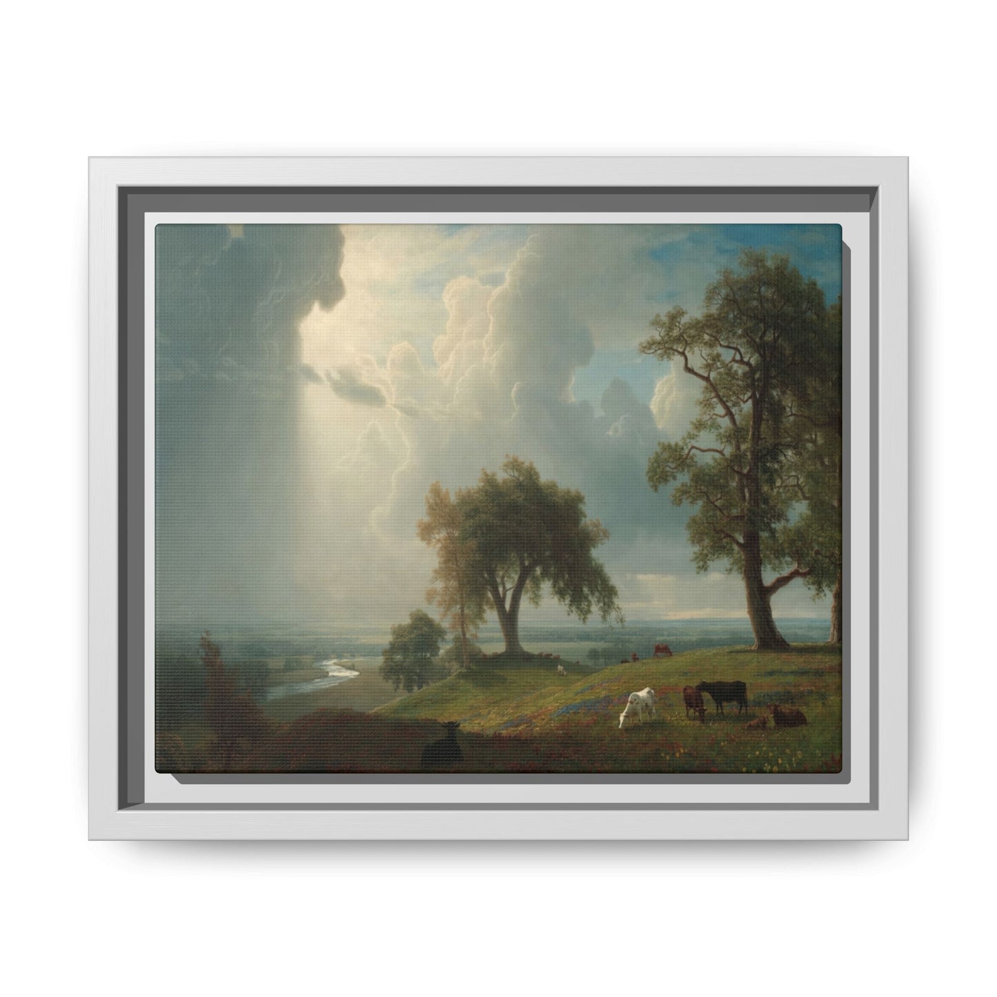 Bierstadt, Albert - California Spring (1875) - Matte Canvas, Framed