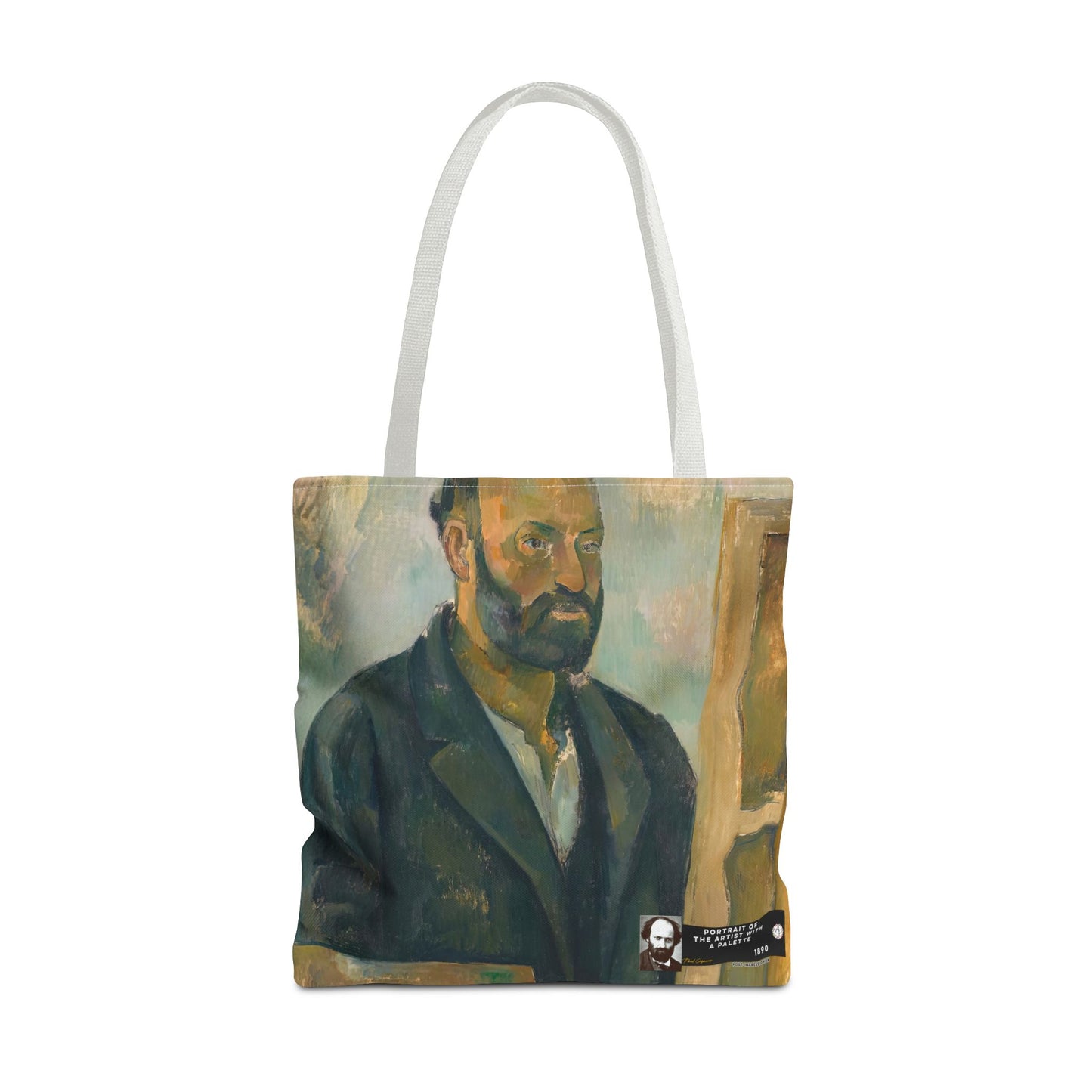Cézanne, Paul - Portrait of the Artist with a Palette (1890) - Tote Bag
