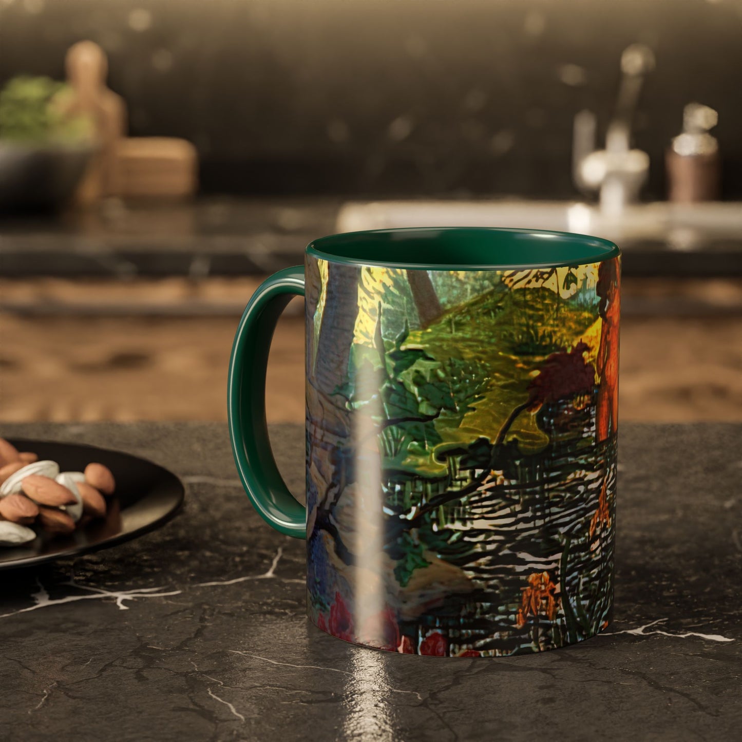 Ranson, Paul - The Lotus Bather (1906) - Colorful Accent Mugs