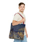 Pissarro, Camille - The Boulevard Montmartre At Night (1897) - Tote Bag