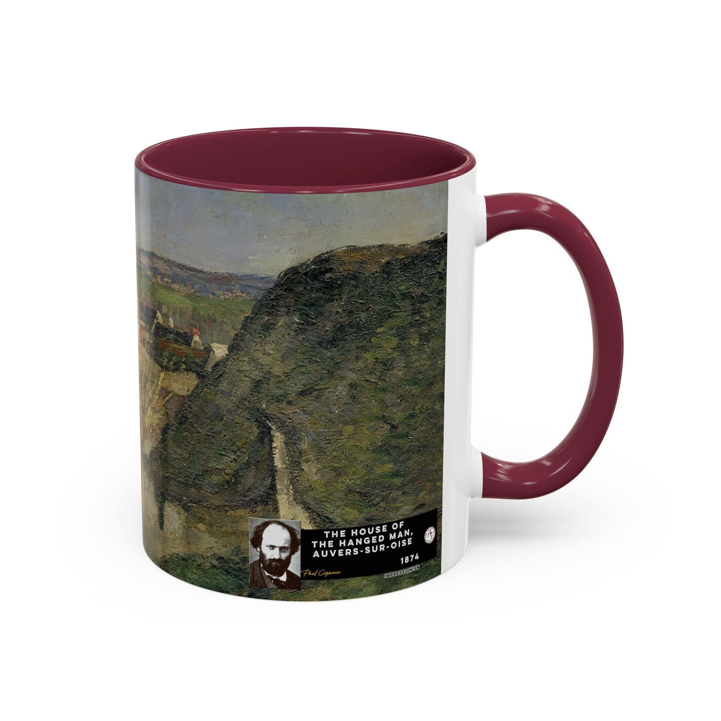 Cézanne, Paul - The House of the Hanged Man, Auvers-sur-Oise (1874) - Colorful Accent Mugs
