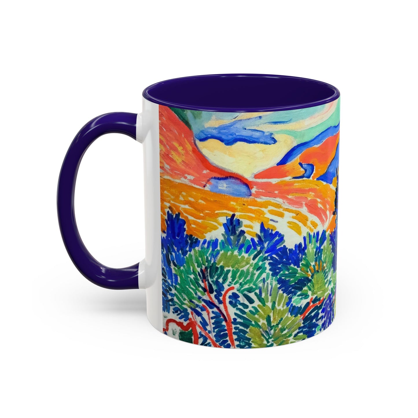 Derain, André - Mountains at Collioure (1905) - Colorful Accent Mugs