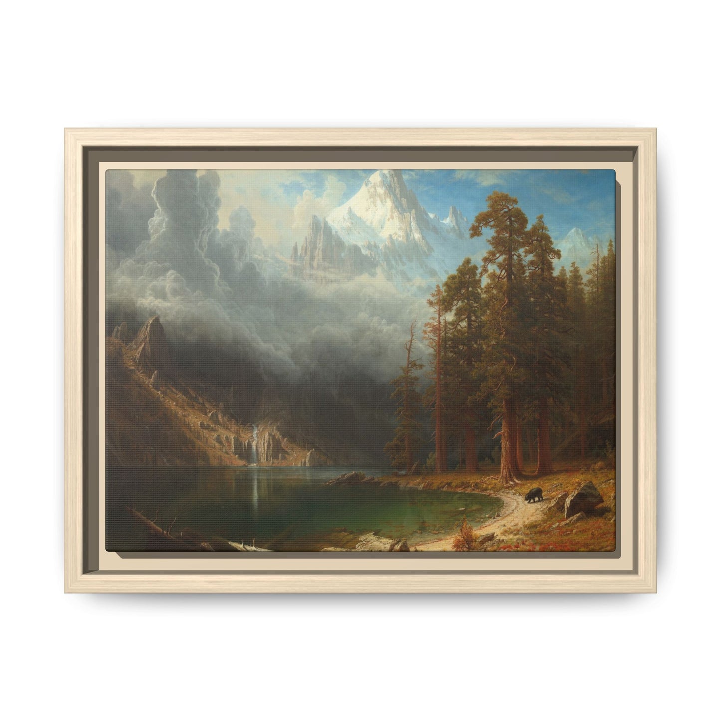 Bierstadt, Albert - Mount Corcoran (1877) - Matte Canvas, Framed