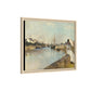 Morisot, Berthe - The Harbor at Lorient (1869) - Matte Canvas, Framed