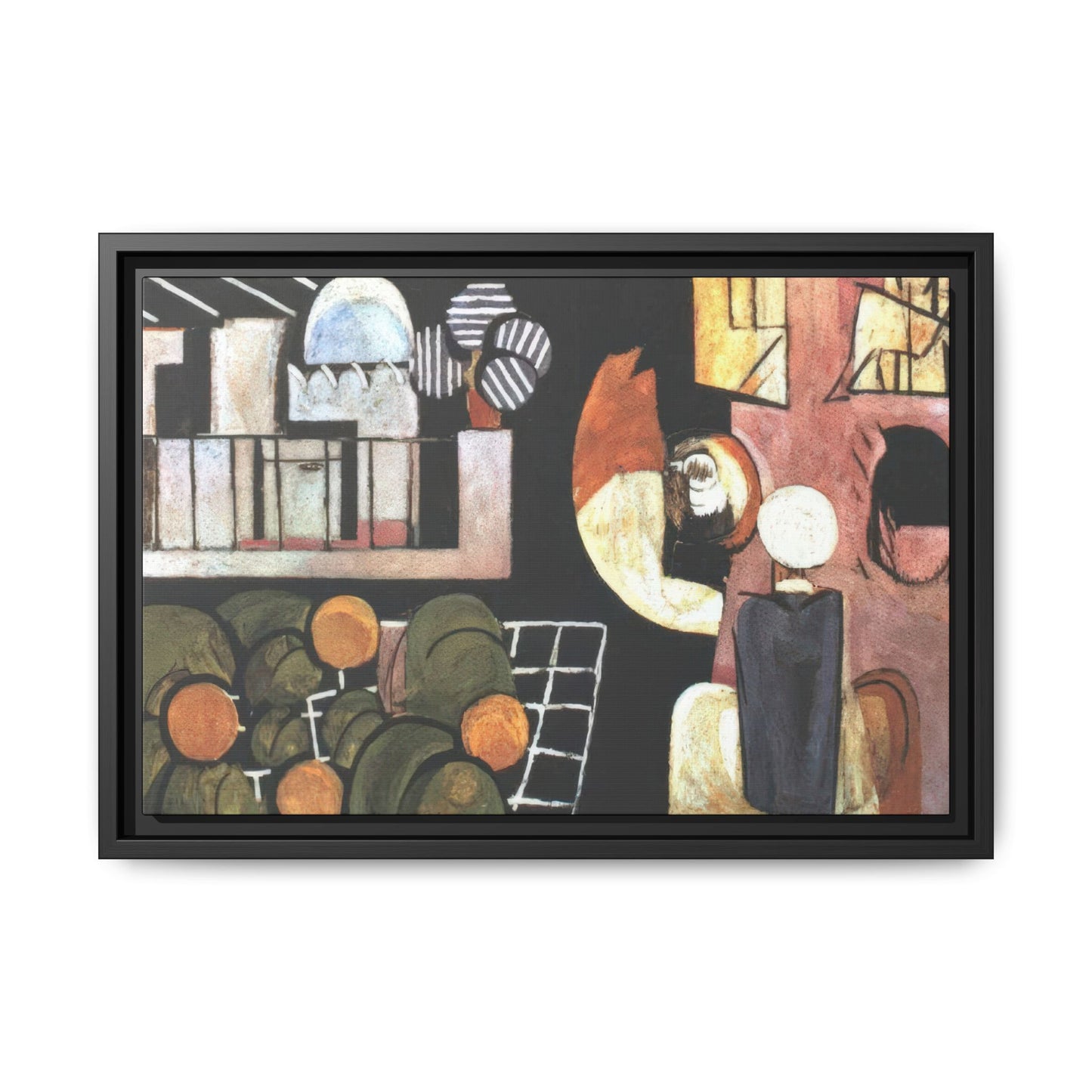 Matisse, Henri - The Moroccans (1916) - Matte Canvas, Framed