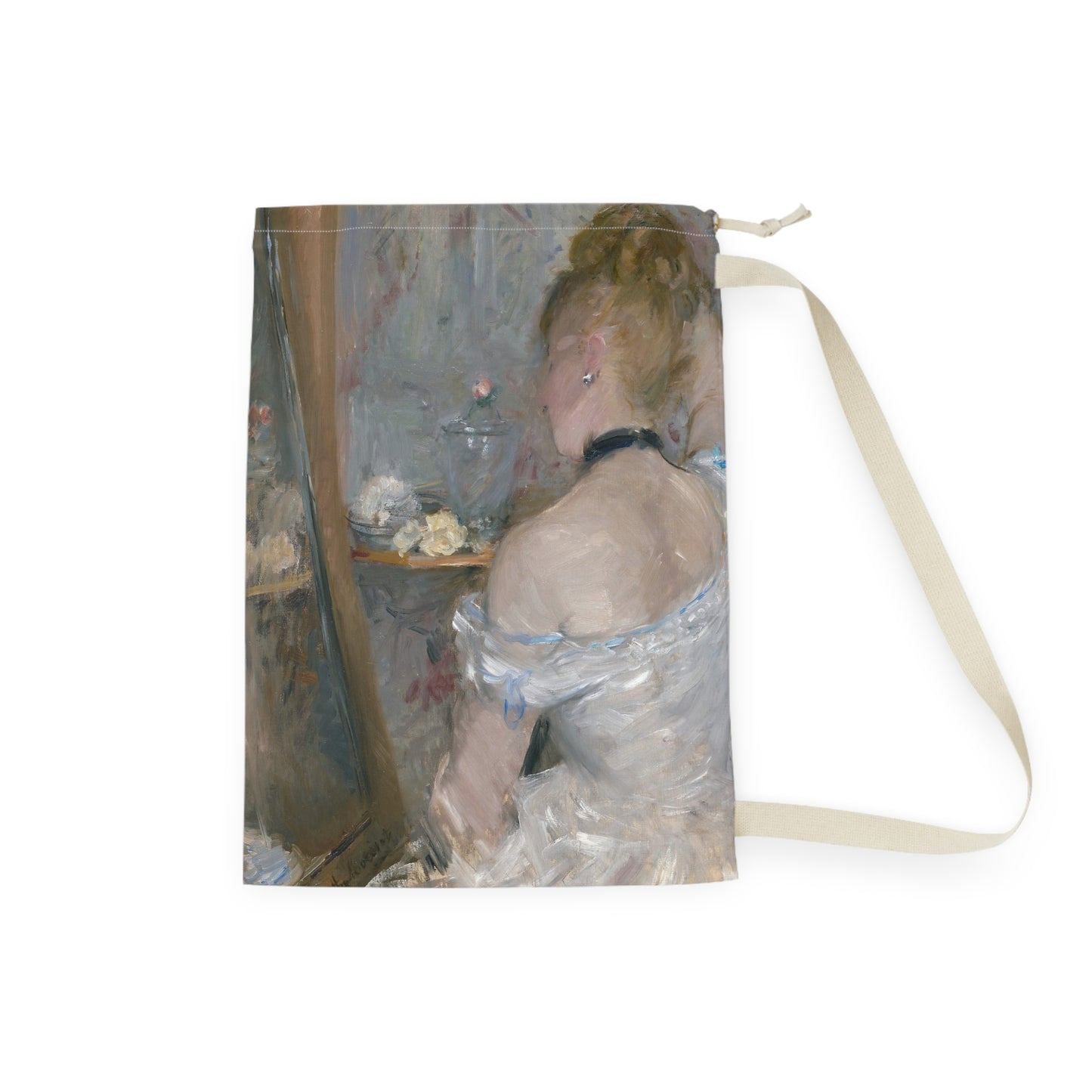 Morisot, Berthe - Woman at Her Toilette (1880) - Laundry Bag