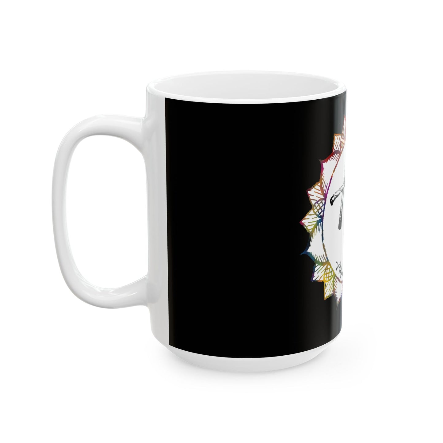 AdamPacio.com Logo - White - Ceramic Mug