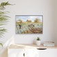 Pissarro, Camille - Hoarfrost (1873) - Matte Canvas, Framed