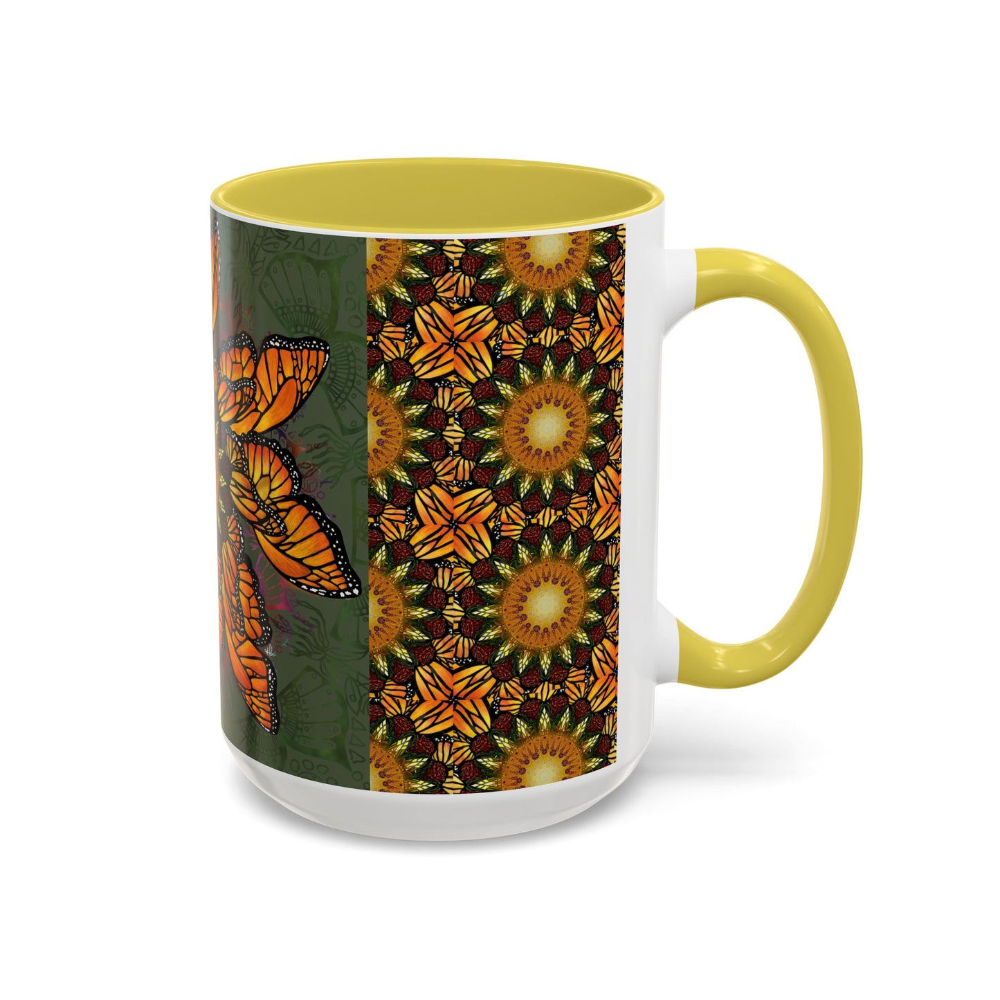Pacio, Adam - Monarch Butterfly Mandala - Colorful Accent Mugs