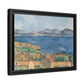 Cézanne, Paul - The Bay of Marseille, Seen from L'Estaque (1885) - Matte Canvas, Framed