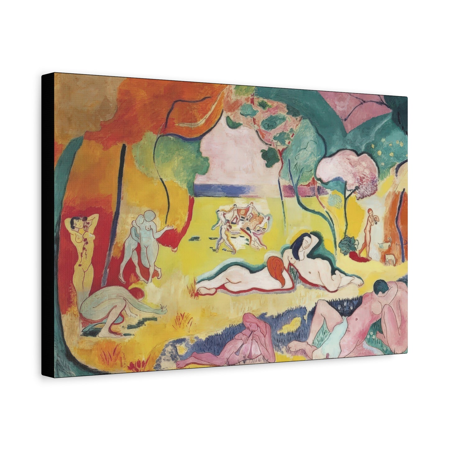 Matisse, Henri - The Joy of Life (1905) - Canvas Block, unframed
