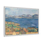 Cézanne, Paul - The Bay of Marseille, Seen from L'Estaque (1885) - Matte Canvas, Framed