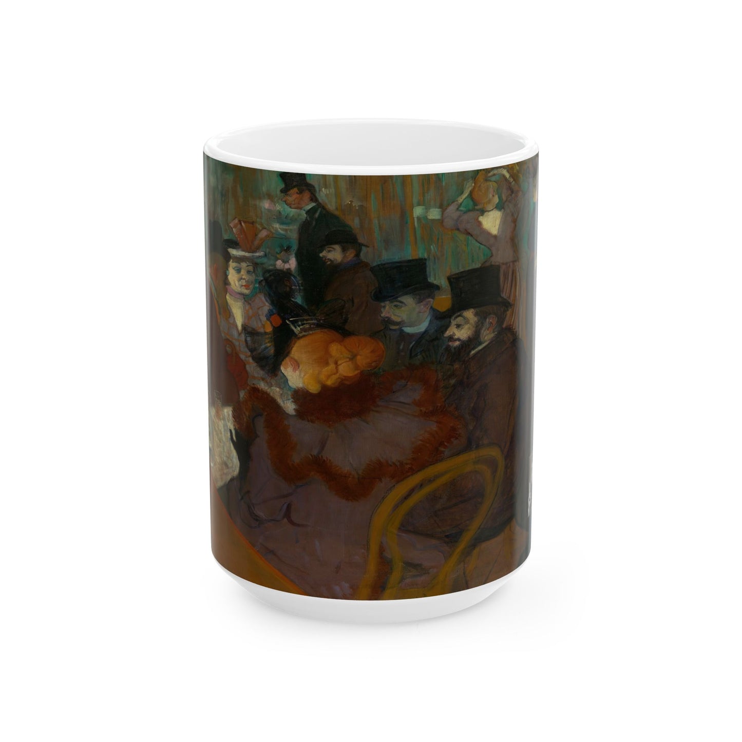 Toulouse-Lautrec, Henri - At the Moulin Rouge (1892) - Ceramic Mug