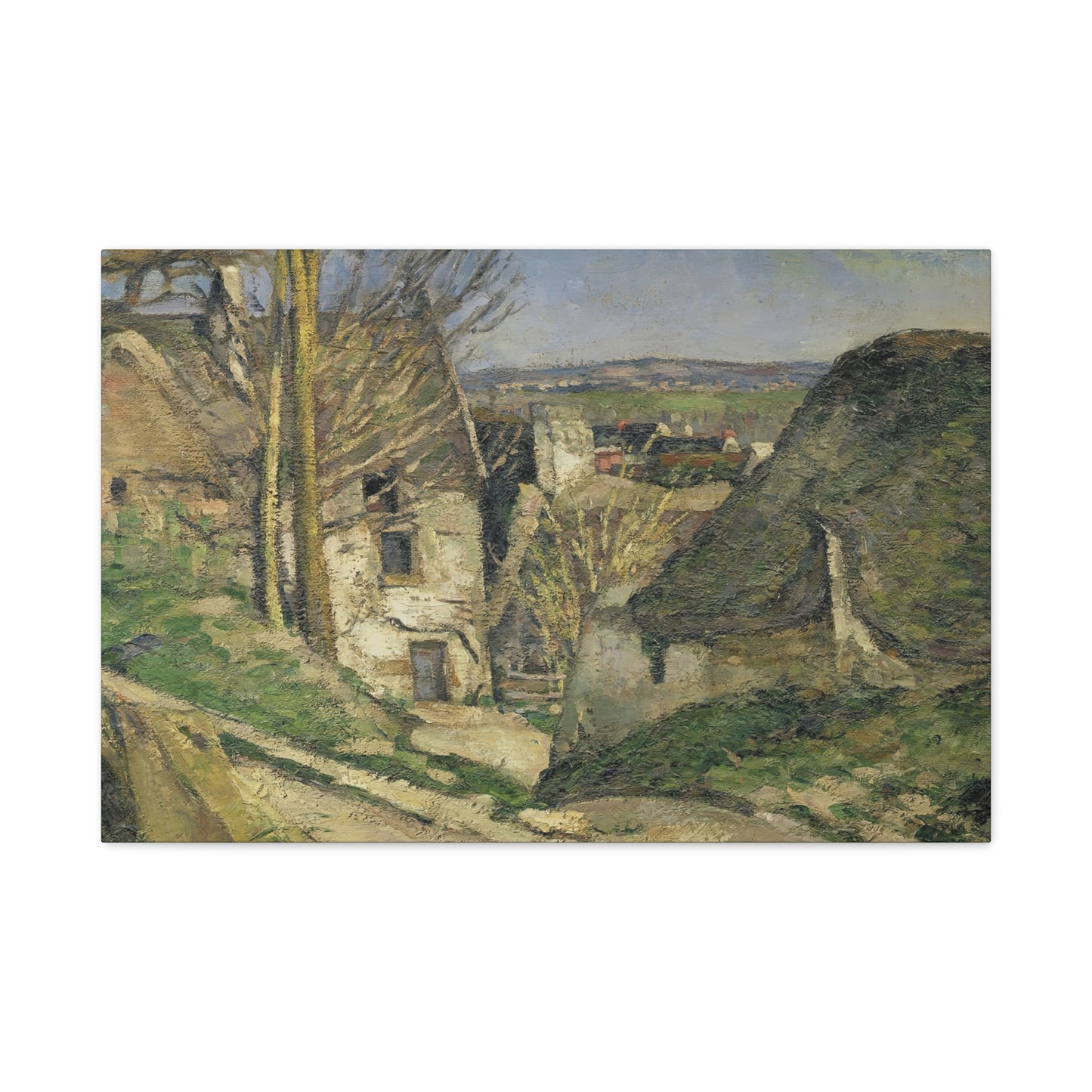 Cézanne, Paul - The House of the Hanged Man (1874) - Canvas Block, unframed