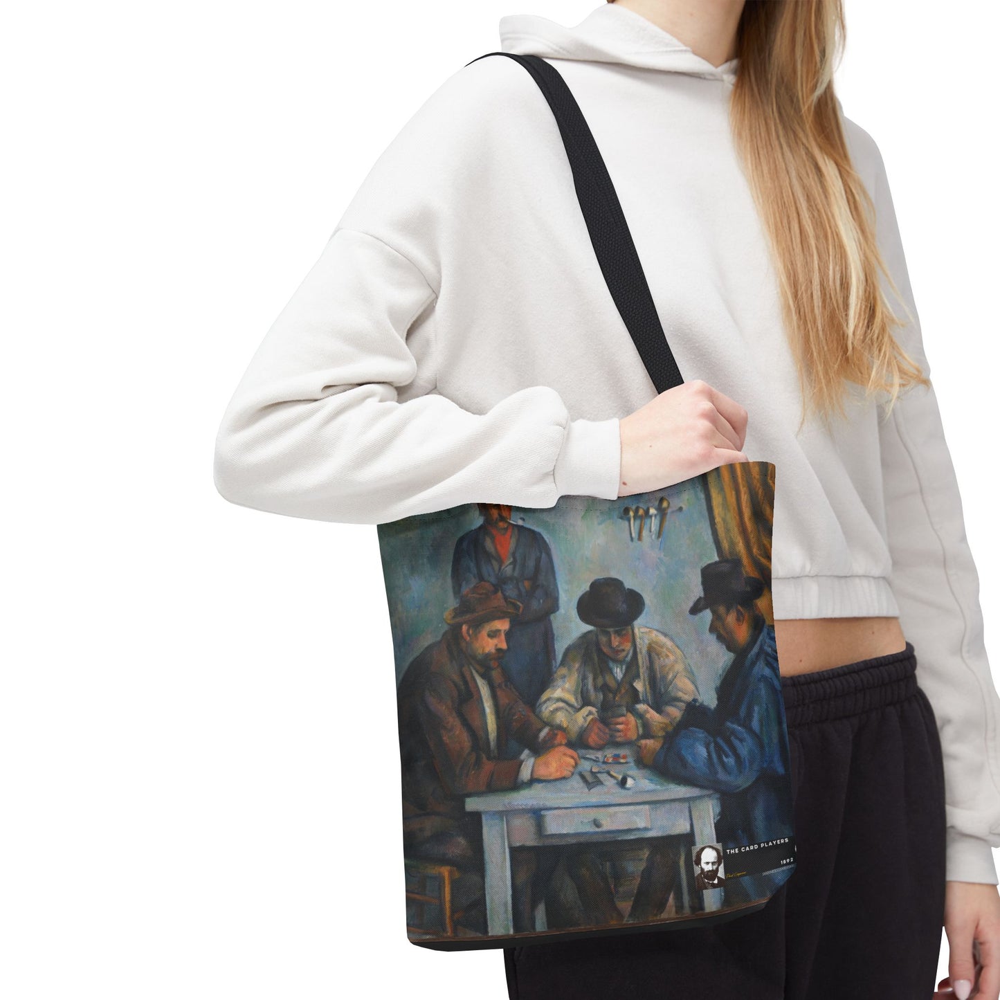 Cézanne, Paul - The Card Players (1892) - Tote Bag