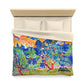 Derain, André - Mountains at Collioure (1905) - Microfiber Duvet Cover