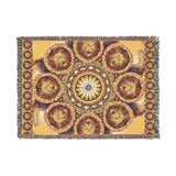 Lion Summer Mandala A - Woven Blanket