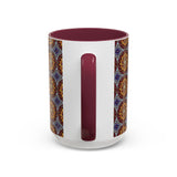 Solar Disc Mandala - Colorful Accent Mugs