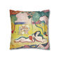 Matisse, Henri - The Joy of Life (1905) - Suede Square Pillowcase