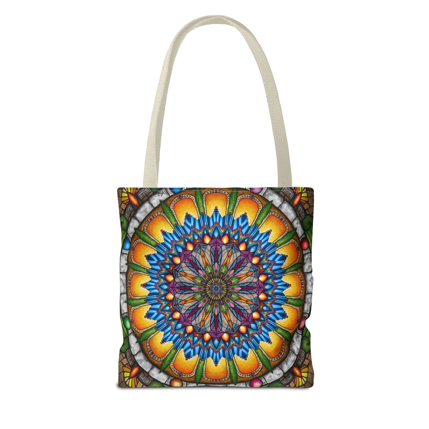 Pacio, Adam - Emerald Arrows Mandala - Tote Bag