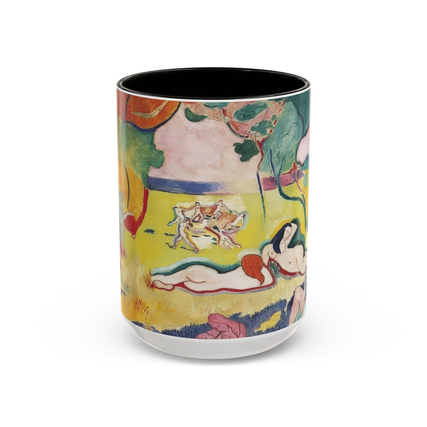 Matisse, Henri - The Joy of Life (1905) - Colorful Accent Mugs