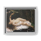 Courbet, Gustave - Woman with a Parrot (1866) - Matte Canvas, Framed
