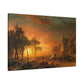 Bierstadt, Albert - Emigrants Crossing the Plains (1867) - Canvas Block, unframed