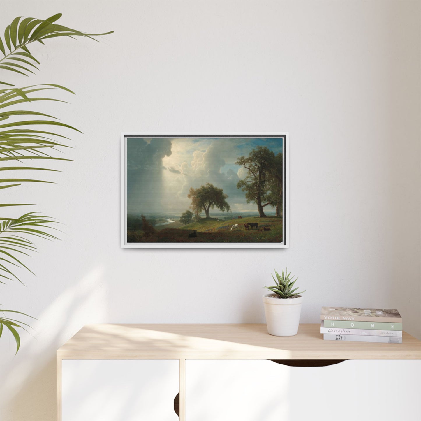 Bierstadt, Albert - California Spring (1875) - Matte Canvas, Framed