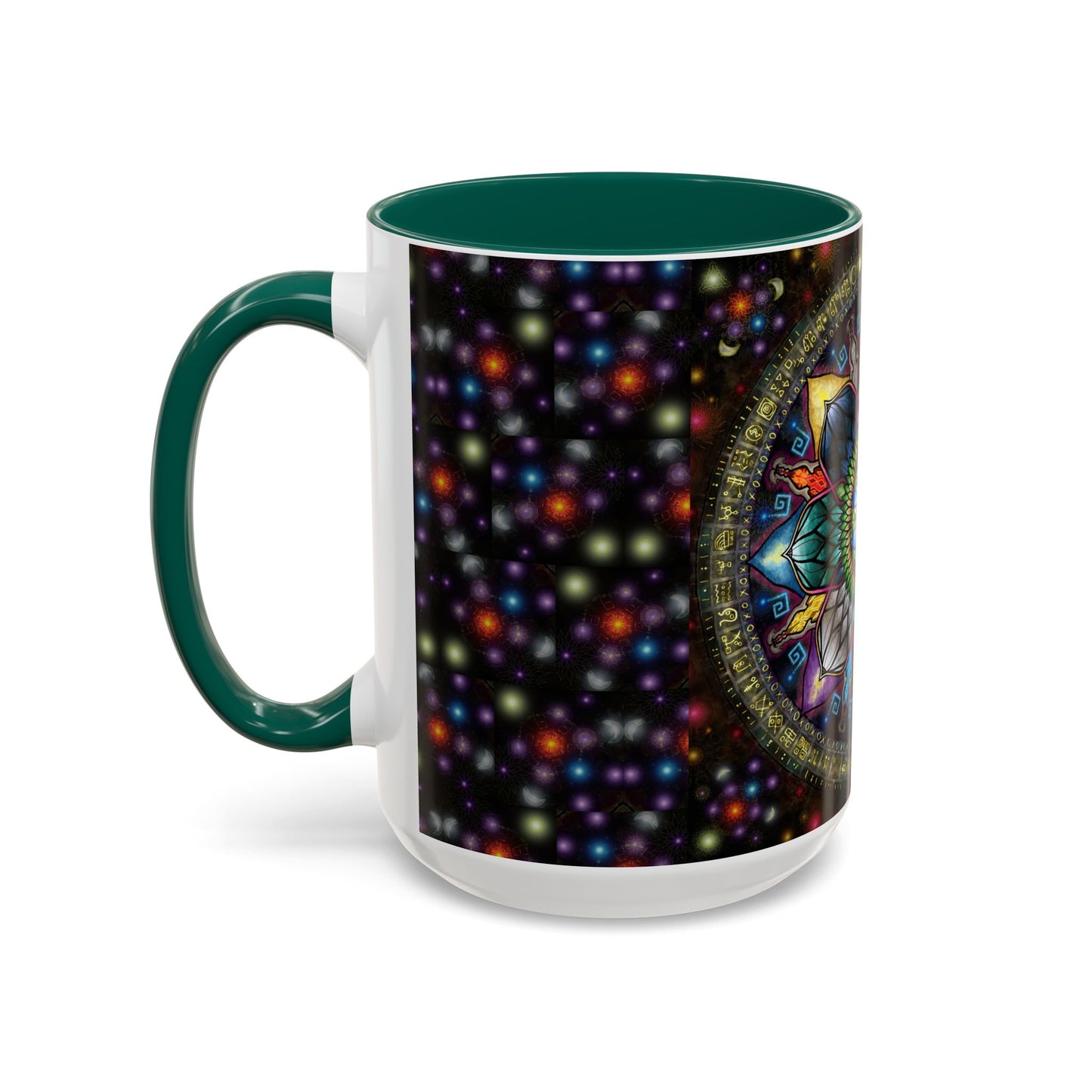 Pacio, Adam - Mystic Jewel Mandala - Colorful Accent Mugs