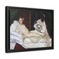 Manet, Édouard - Olympia (1870) - Matte Canvas, Framed