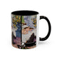 Cézanne, Paul - A Modern Olympia (1874) - Colorful Accent Mugs
